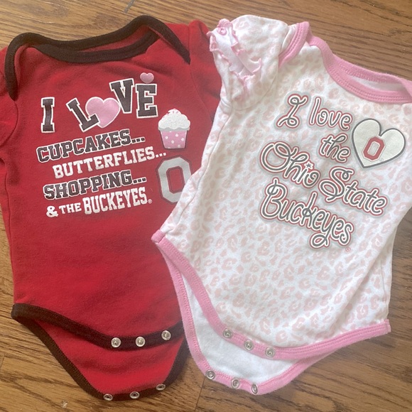 BUNDLE Ohio State Onesies - Picture 1 of 3